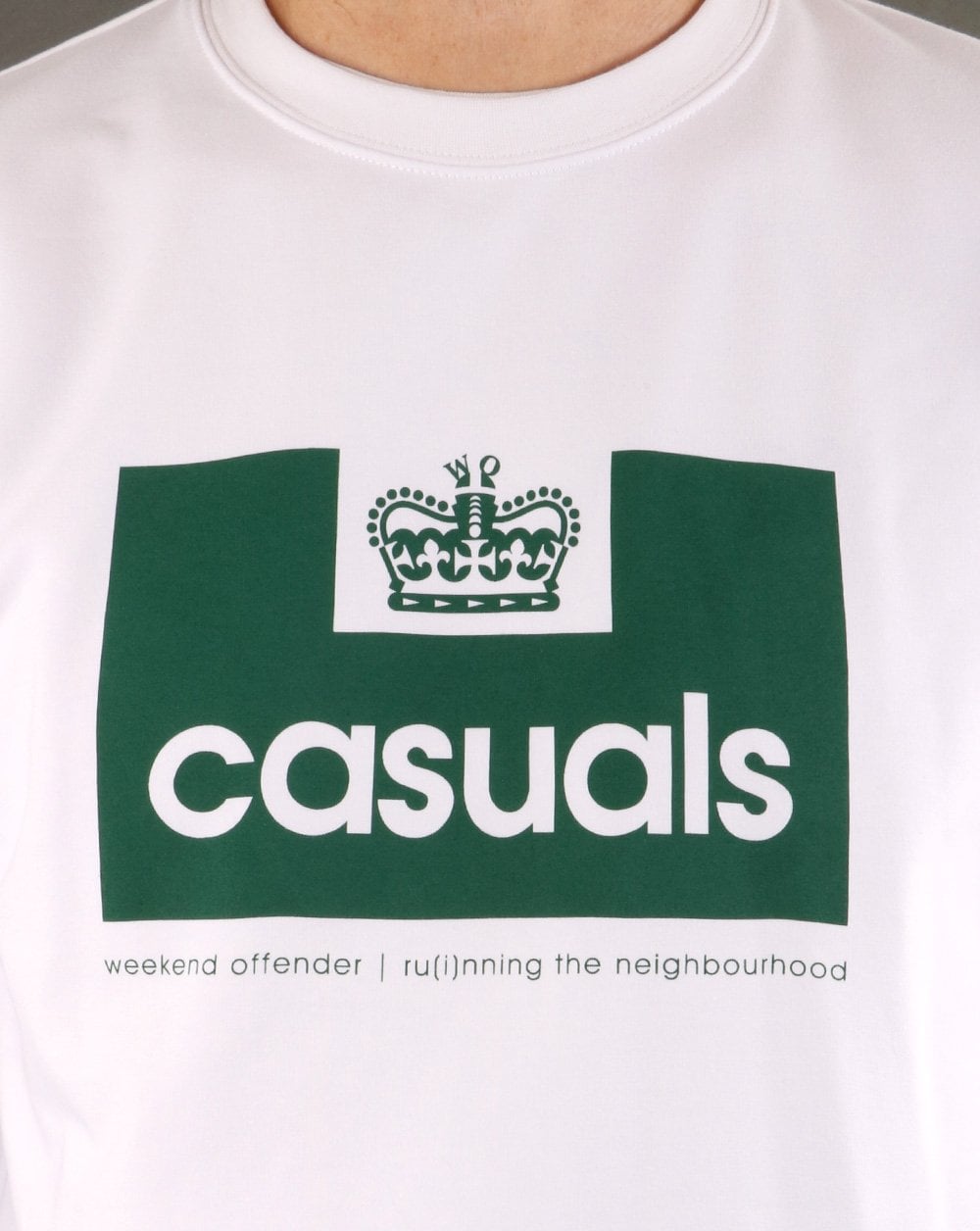 Weekend Offender Casuals Sweatshirt White/green