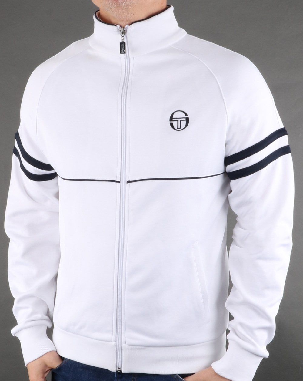 Sergio Tacchini Star Track Top White