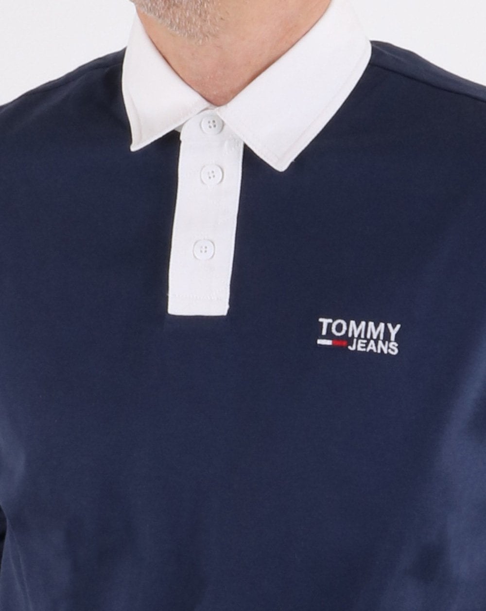 Tommy Hilfiger Essential Rugby Shirt Navy