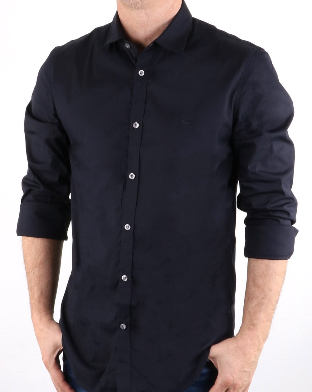 Lacoste Woven Shirt Navy