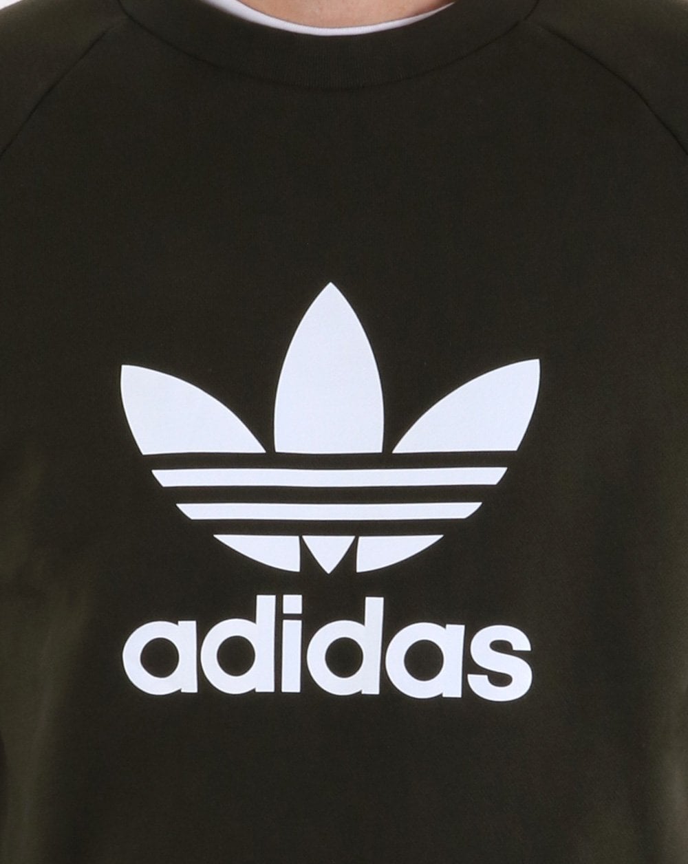 Adidas Originals Trefoil Sweatshirt khaki