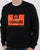Weekend Offender Casuals Sweatshirt Black/orange