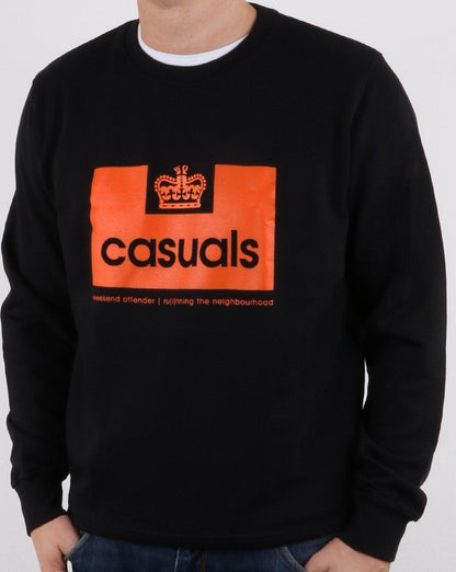 Weekend Offender Casuals Sweatshirt Black/orange
