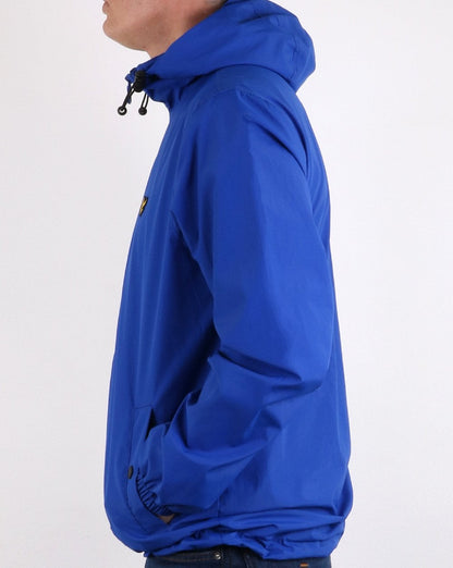 Lyle And Scott Zip Through Hooded Jacket Duke Blue