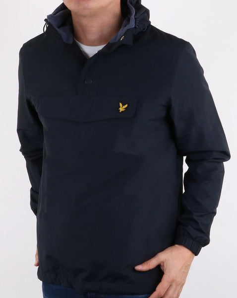 Lyle And Scott Quarter Zip Pocket Jacket Navy