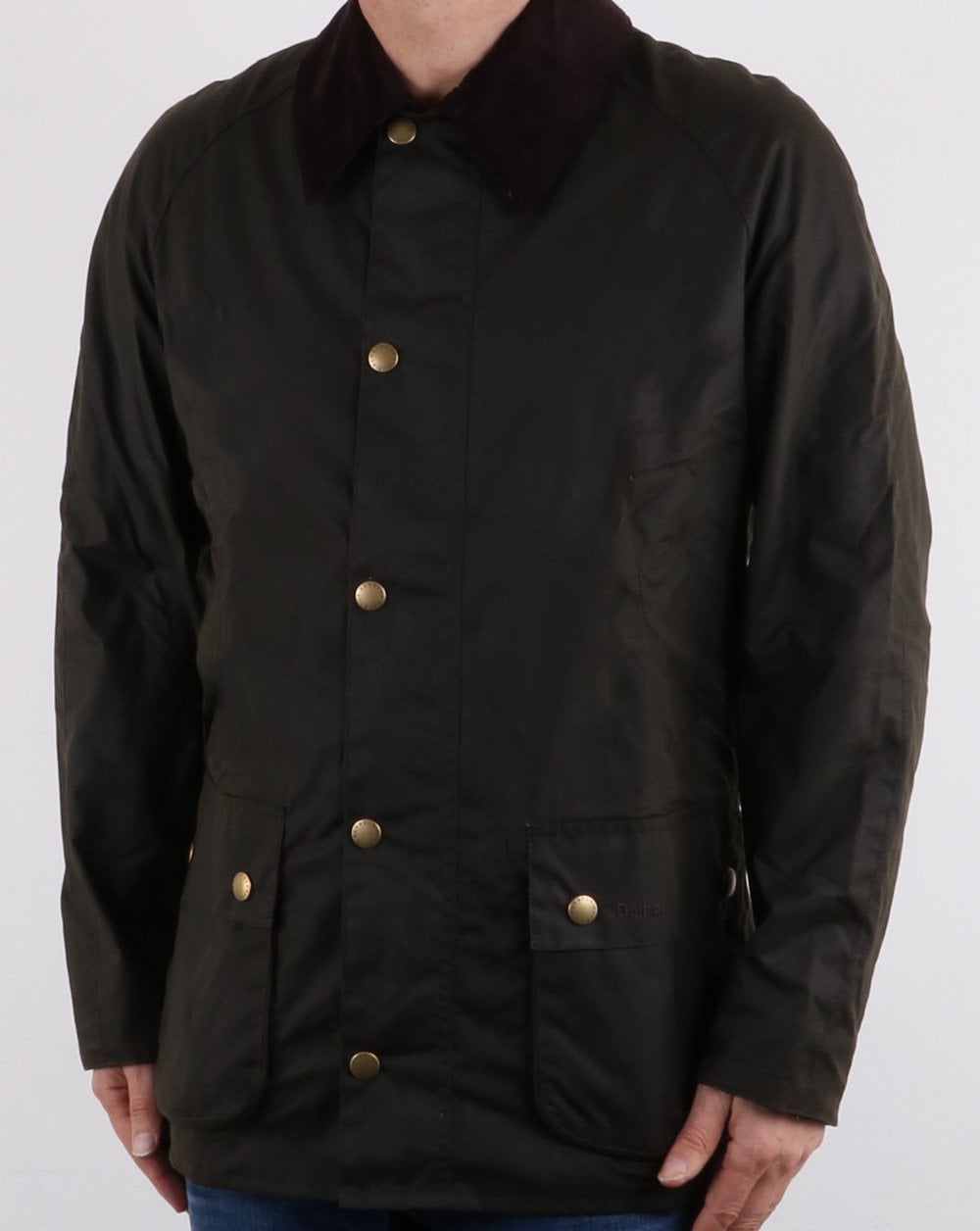 Barbour Ashby Wax Jacket Olive