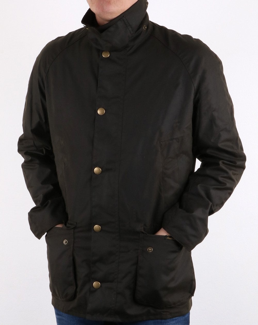 Barbour Ashby Wax Jacket Olive