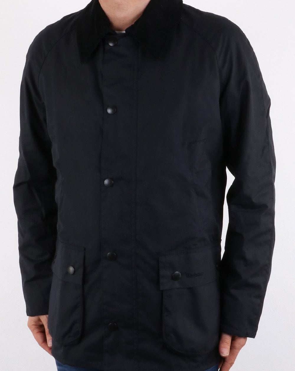 Barbour Ashby Wax Jacket Navy