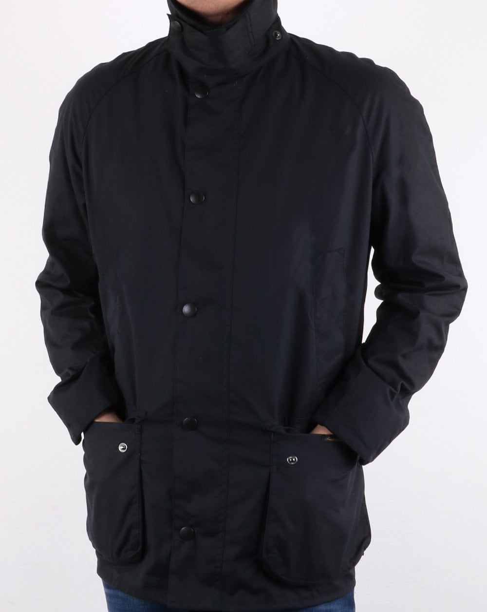 Barbour Ashby Wax Jacket Navy