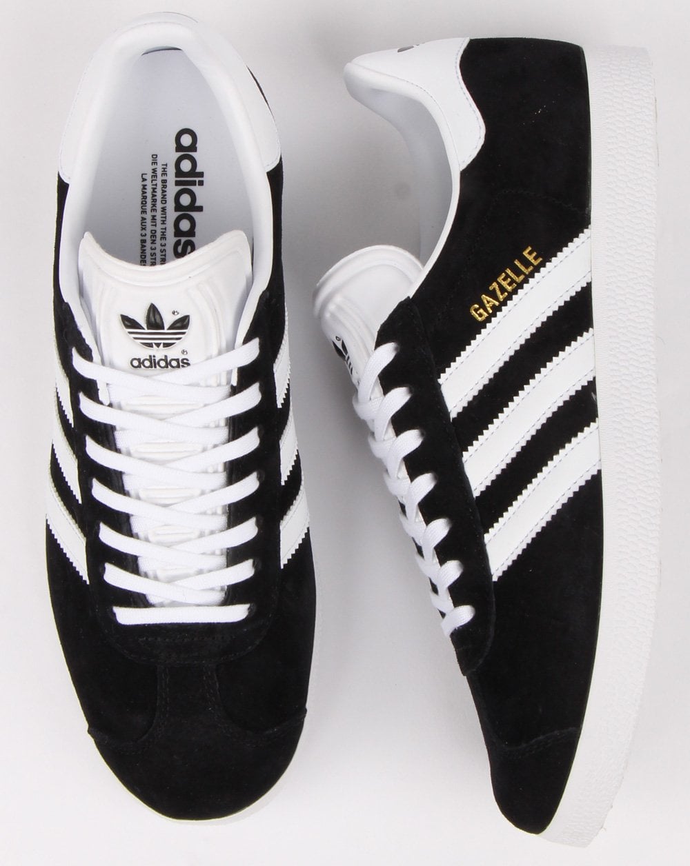Adidas Gazelle Trainers Black/White