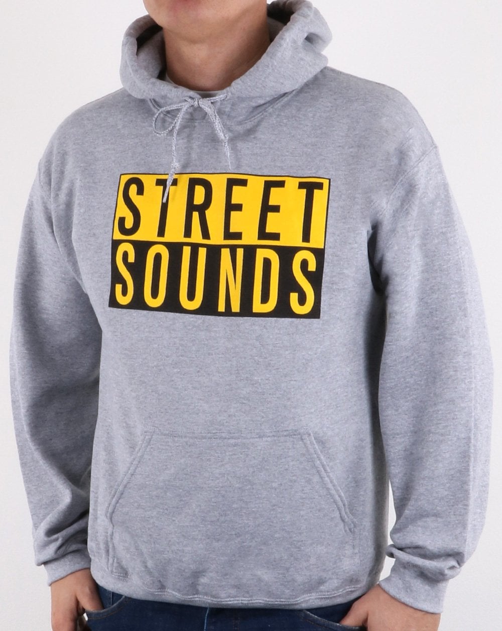 Street Sounds Logo Hoodie Mid Grey Marl