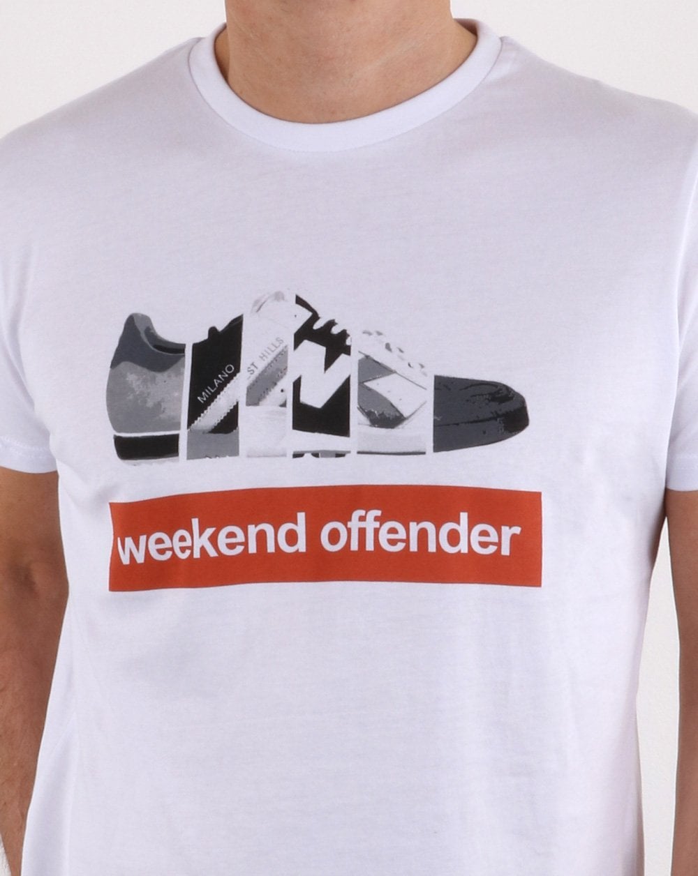 Weekend Offender Trainerspotting Tee White