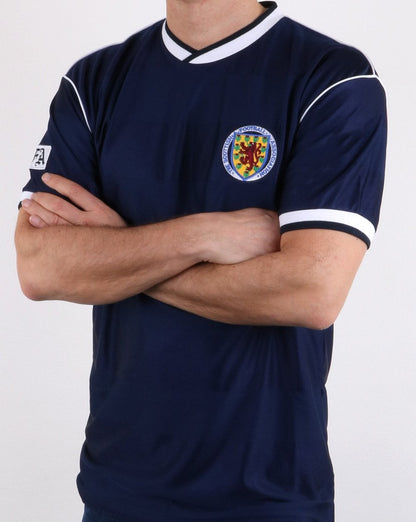Scotland 1986 World Cup Shirt Blue