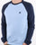 Pretty Green Retro 90s T-shirt Sky-Navy