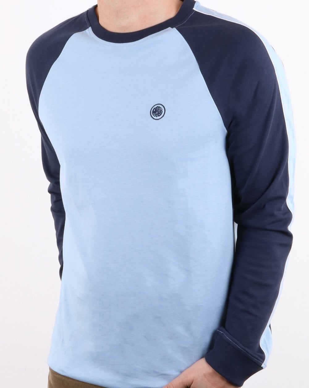 Pretty Green Retro 90s T-shirt Sky-Navy