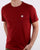 Pretty Green Cotton T-shirt Dark Red