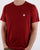 Pretty Green Cotton T-shirt Dark Red