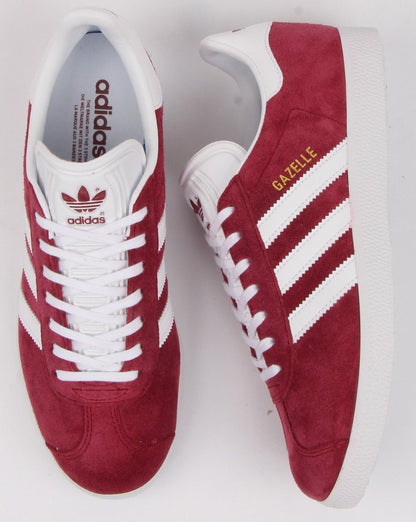 Adidas Gazelle Trainer Burgundy Red