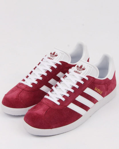 Adidas Gazelle Trainer Burgundy Red