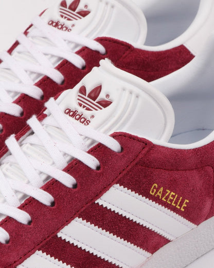 Adidas Gazelle Trainer Burgundy Red
