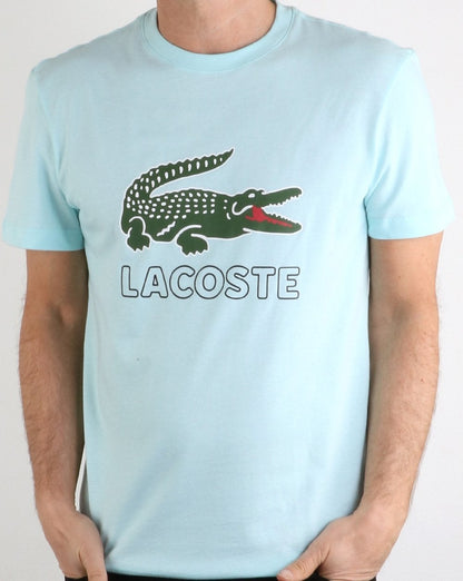 Lacoste Logo T-shirt Aqua Blue