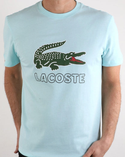 Lacoste Logo T-shirt Aqua Blue