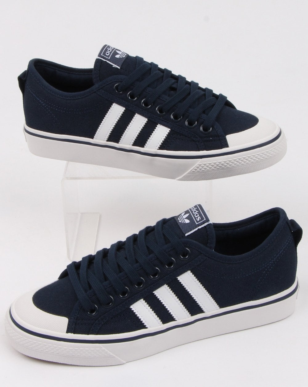 Adidas Nizza Trainers Navy/white