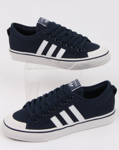 Adidas Nizza Trainers Navy/white