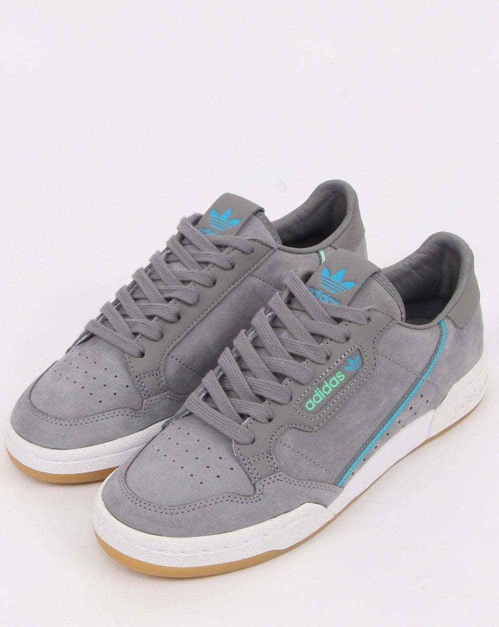 Adidas Continental 80 x TFL Trainers Grey/blue/green