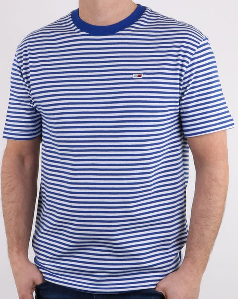 Tommy Hilfiger Stripe Tee Blue/White
