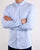 Pretty Green Classic Fit Oxford Shirt Sky Blue