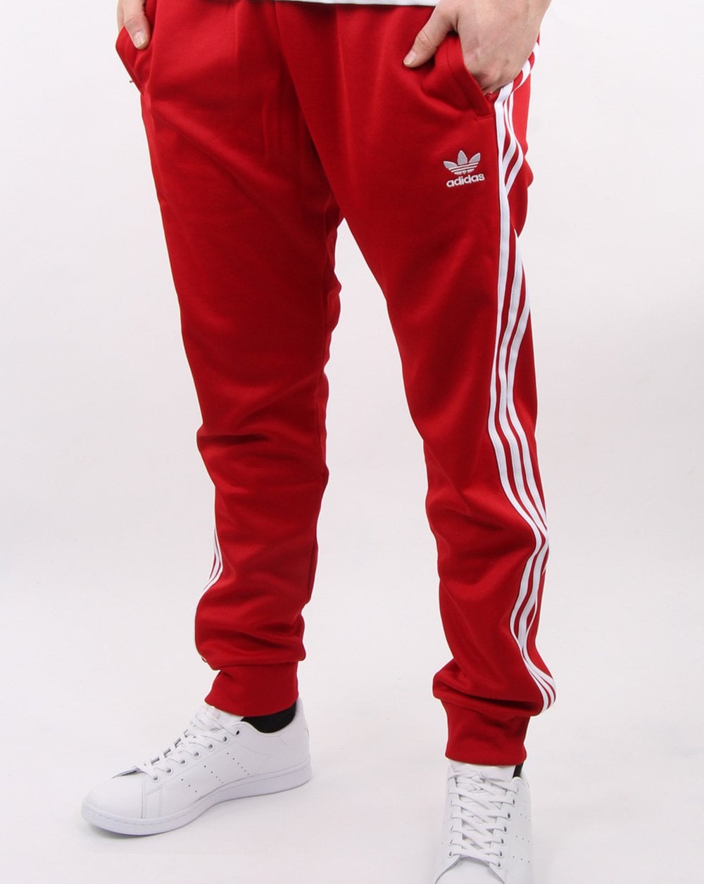 Adidas Originals Superstar Track Pants Power Red
