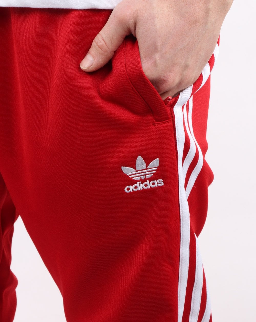 Adidas Originals Superstar Track Pants Power Red