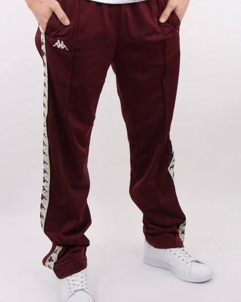Kappa Authentic Astoria Snap Pant Dark Red