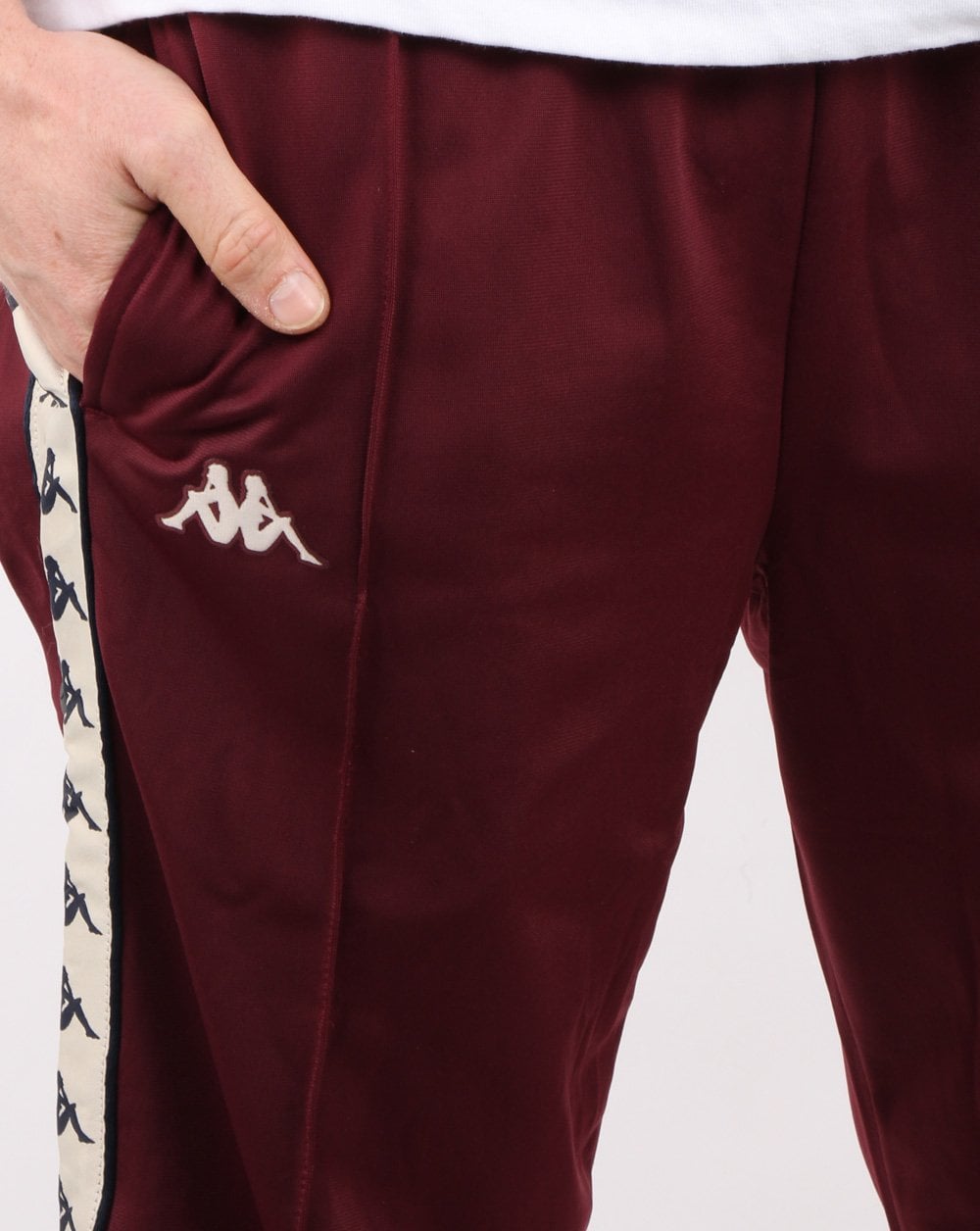 Kappa Authentic Astoria Snap Pant Dark Red
