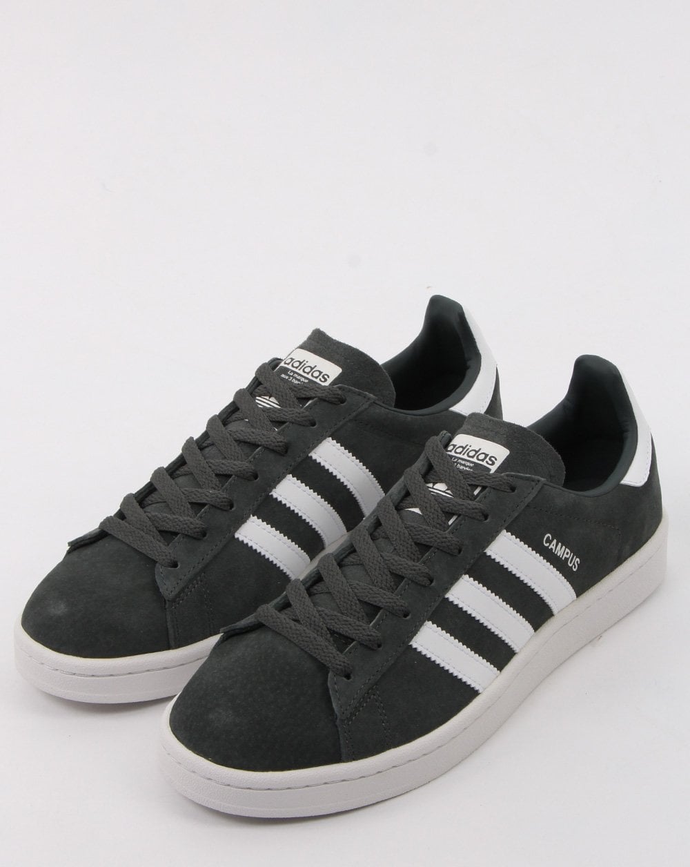 Adidas Campus Trainers Charcoal Grey /white