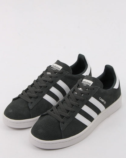 Adidas Campus Trainers Charcoal Grey /white