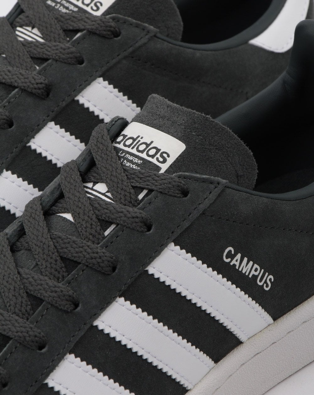 Adidas Campus Trainers Charcoal Grey /white