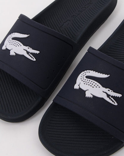 Lacoste Footwear Croco Slide Navy/white