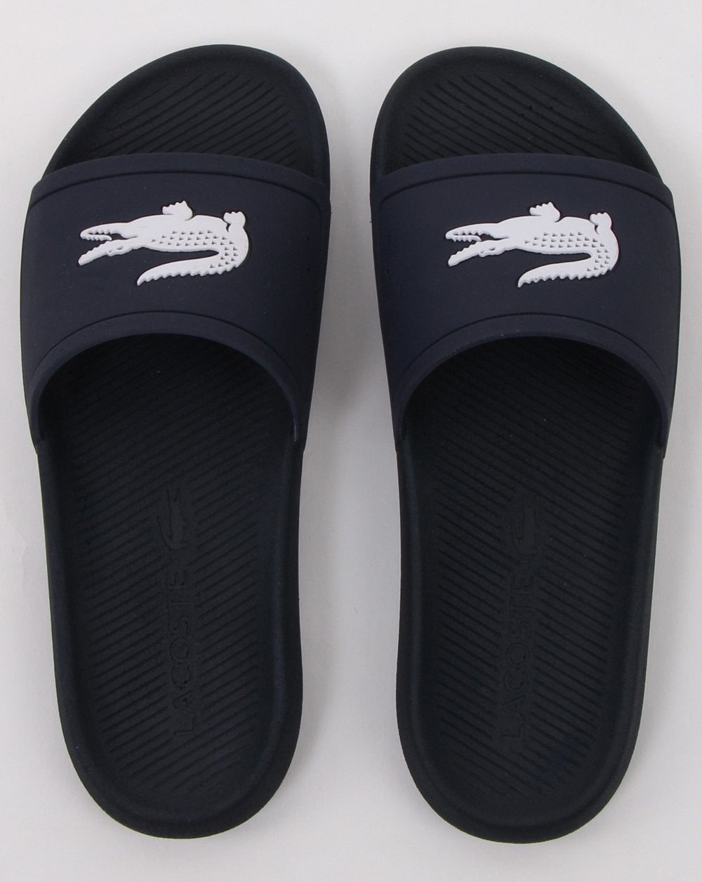 Lacoste Footwear Croco Slide Navy/white