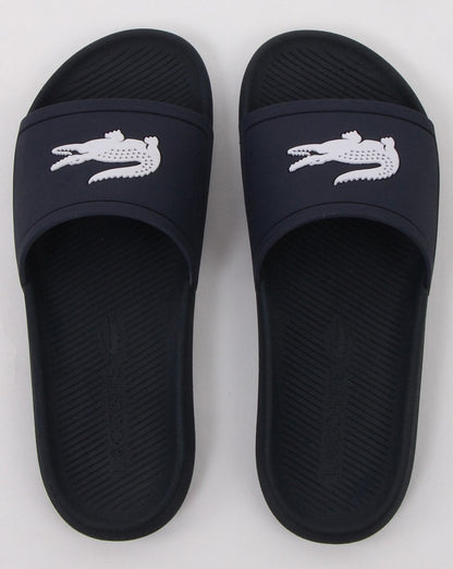 Lacoste Footwear Croco Slide Navy/white
