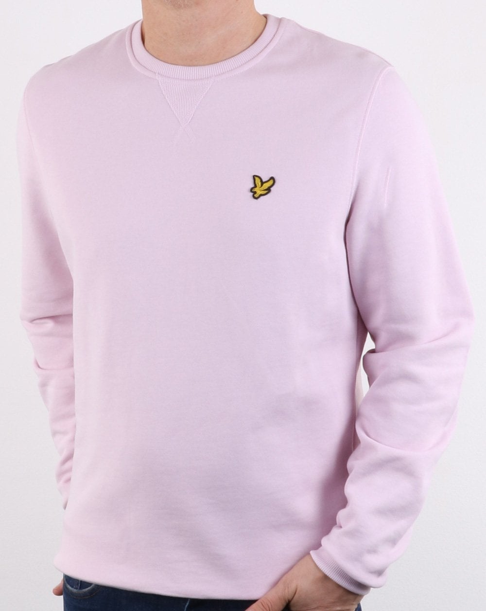 Lyle And Scott Crew Neck Sweatshirt Soft Pink