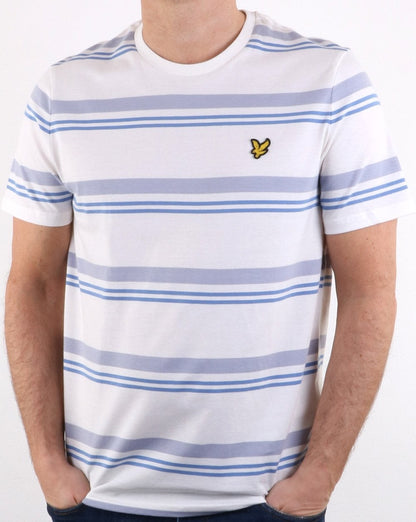 Lyle And Scott Stripe T-shirt White