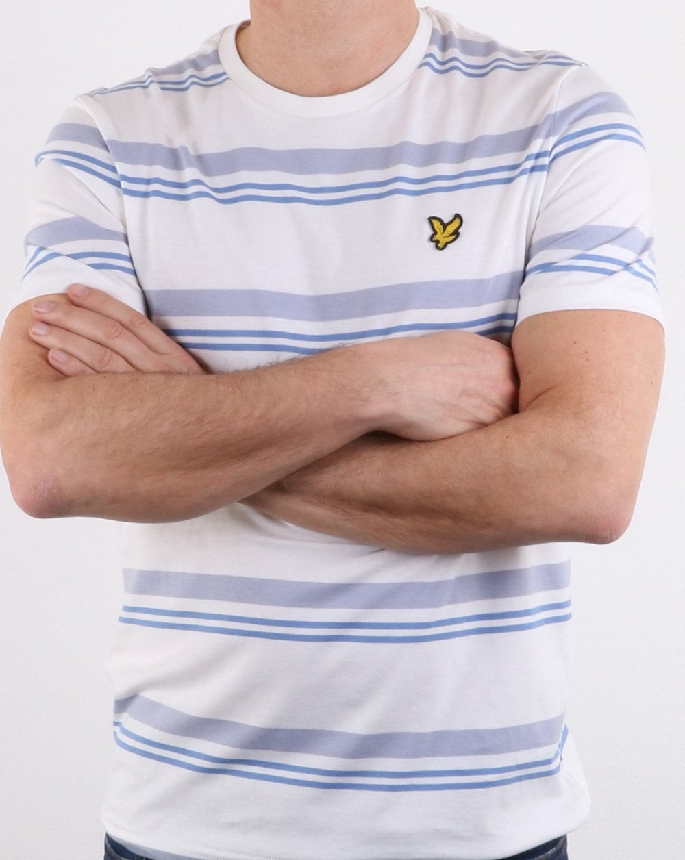 Lyle And Scott Stripe T-shirt White