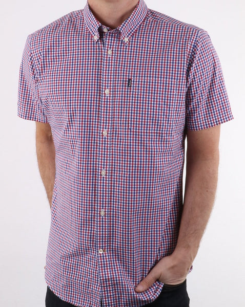 Barbour Gingham Short Sleeve Multi Check Shirt