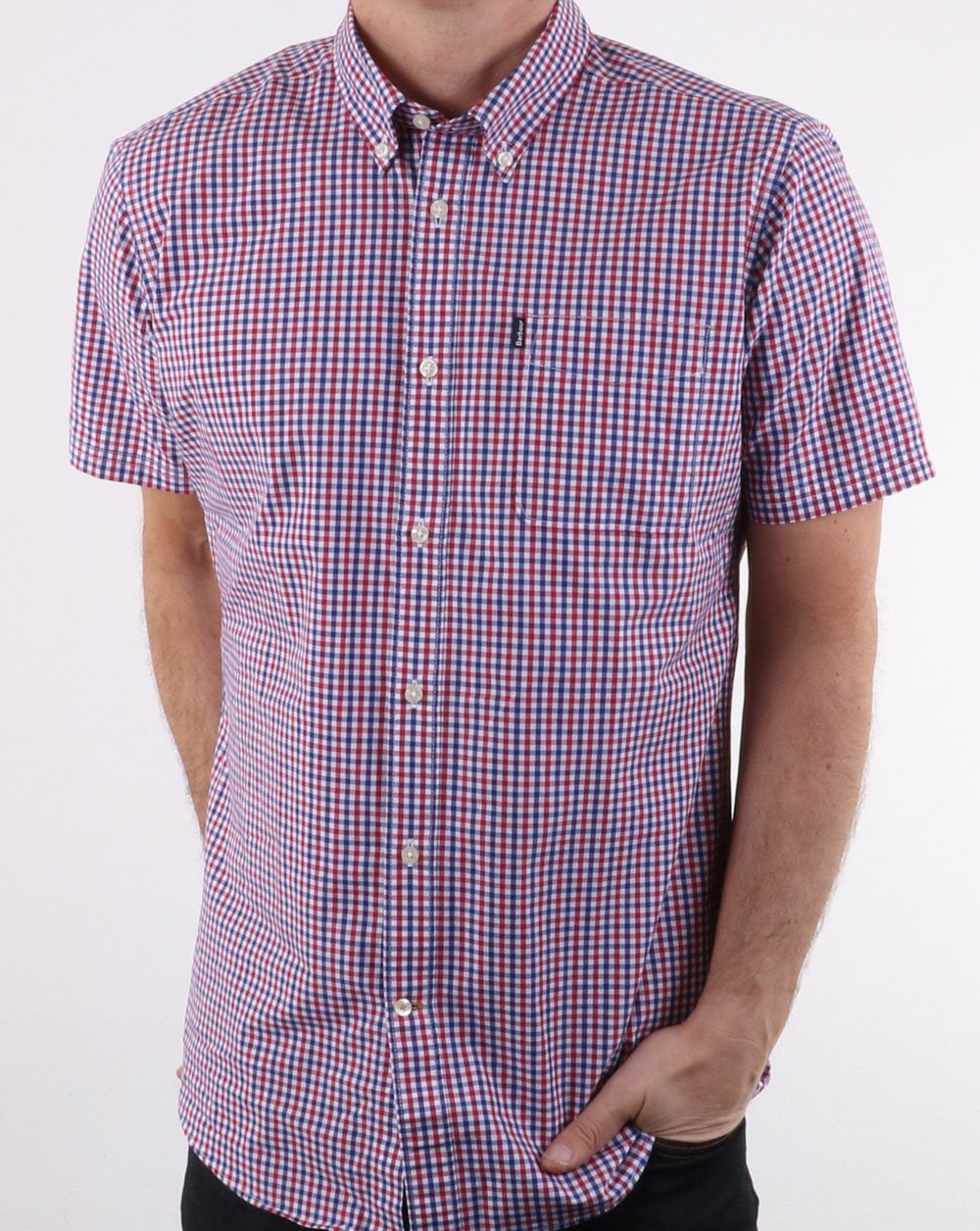 Barbour Gingham Short Sleeve Multi Check Shirt