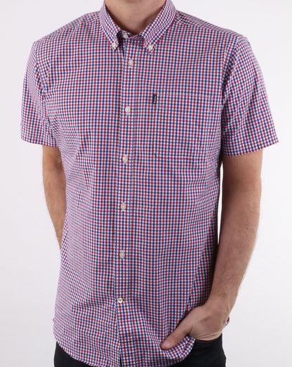 Barbour Gingham Short Sleeve Multi Check Shirt