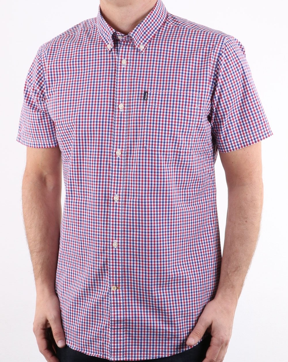 Barbour Gingham Short Sleeve Multi Check Shirt