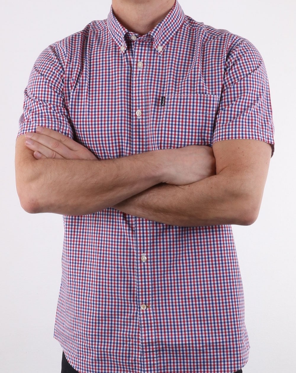 Barbour Gingham Short Sleeve Multi Check Shirt