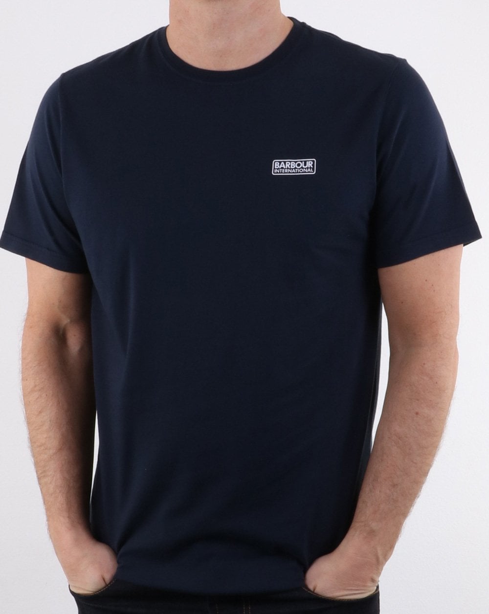 Barbour International Small Logo T'Shirt Navy